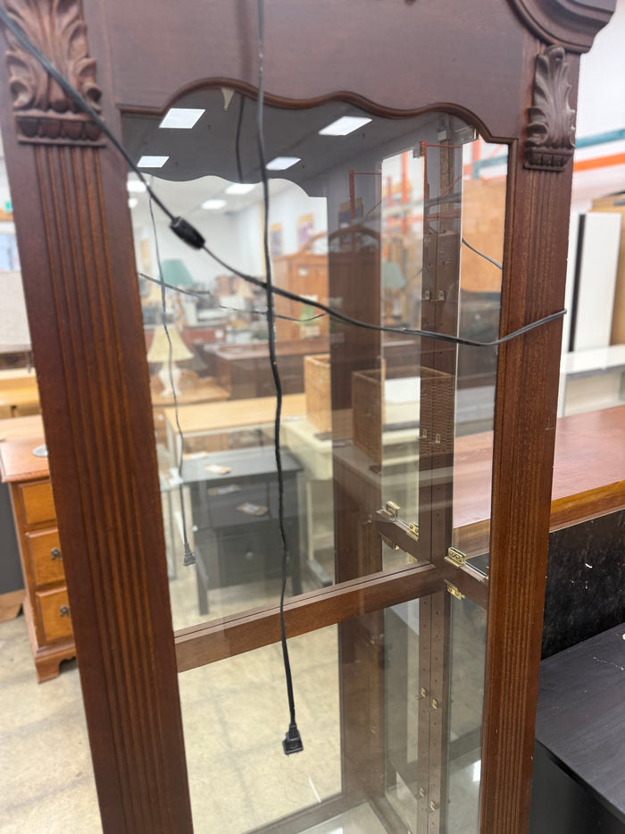 Glass Curio Display Cabinet