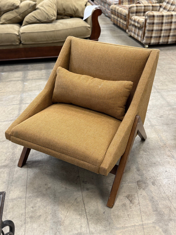Light Brown Boomerang Styled Chair
