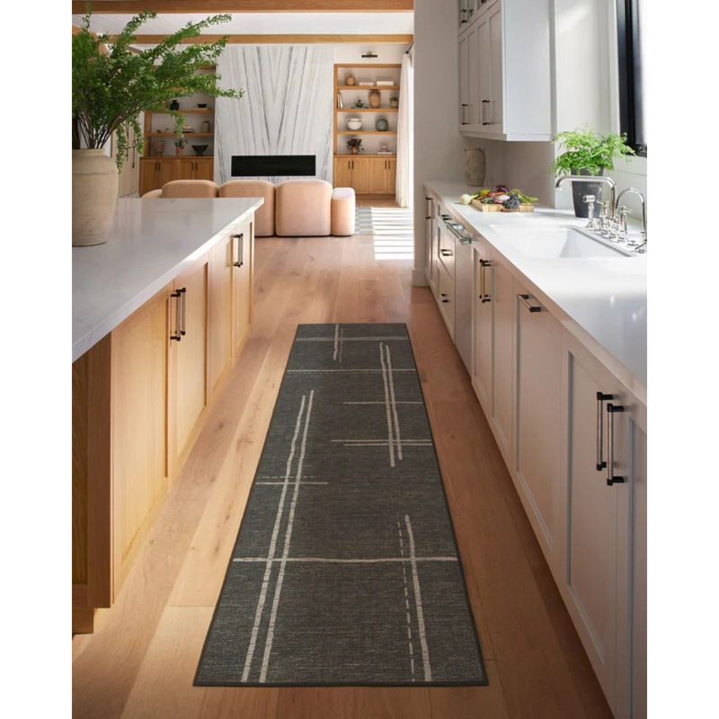 2' x 7' Stellan Charcoal Rug