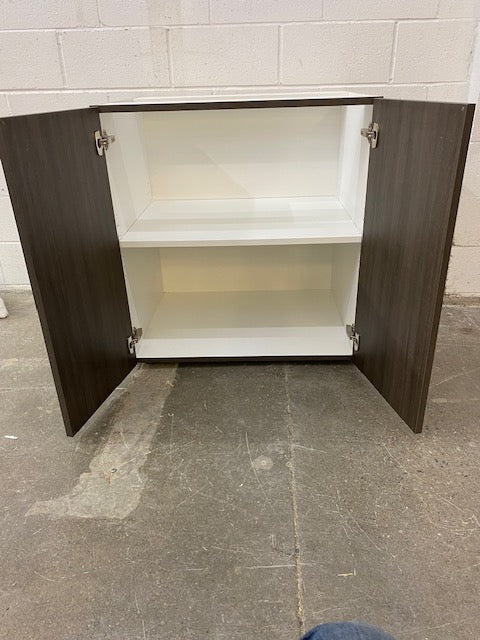 Dark Brown 36 Inch Wide Base Kitchen Cabinet