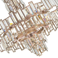 Quida 18-Light Chandelier - Champagne Finish - 31 inch ⌀