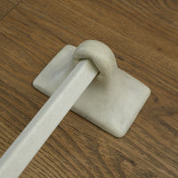 18-inch W Porcelain Wall-Mount Towel Bar in Blanco White