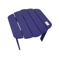 18-inch W Weatherproof Wooden Coffee Table in Blue