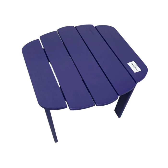18-inch W Weatherproof Wooden Coffee Table in Blue
