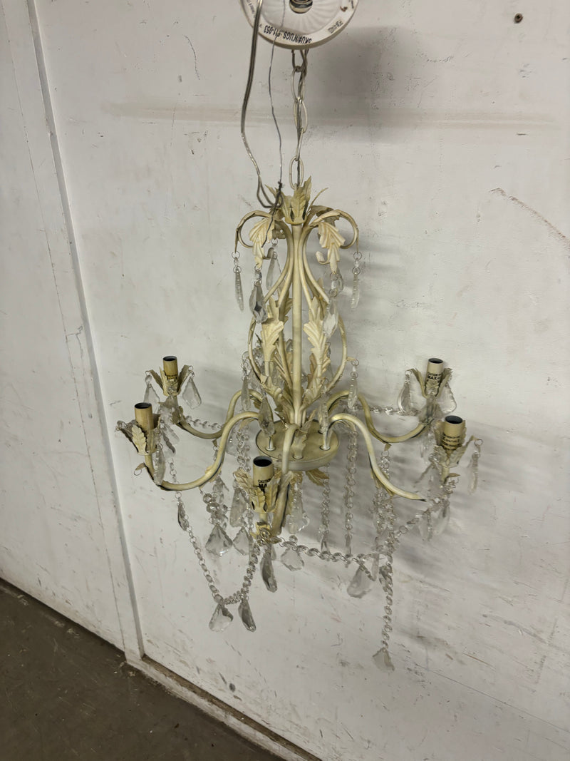 Ivory Crystal Chandelier