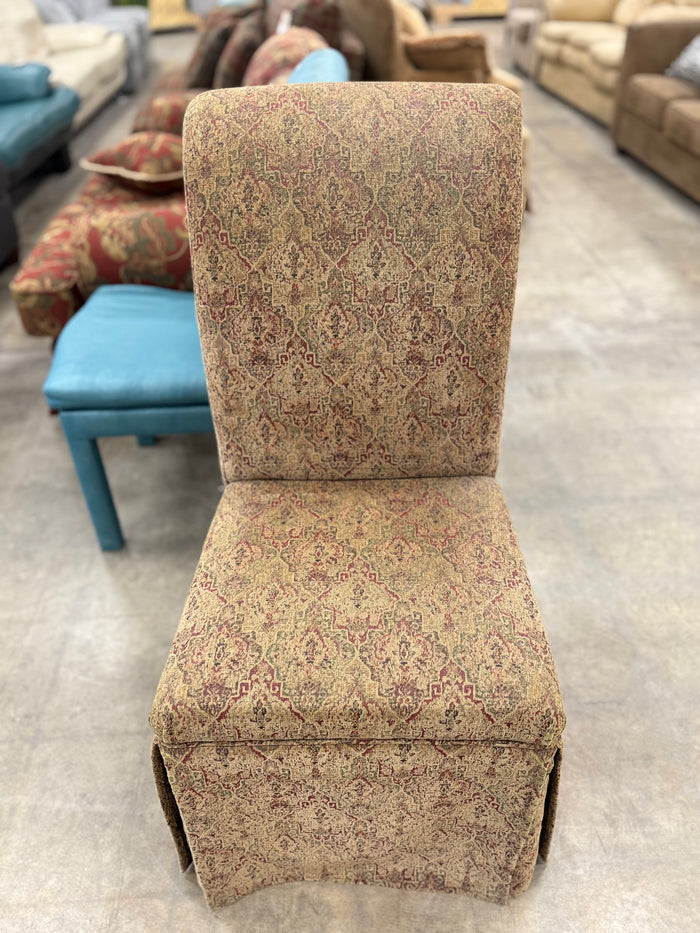 Multi-colored and Yellowish Chair