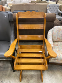 Wood Rocking Chair With Cushions