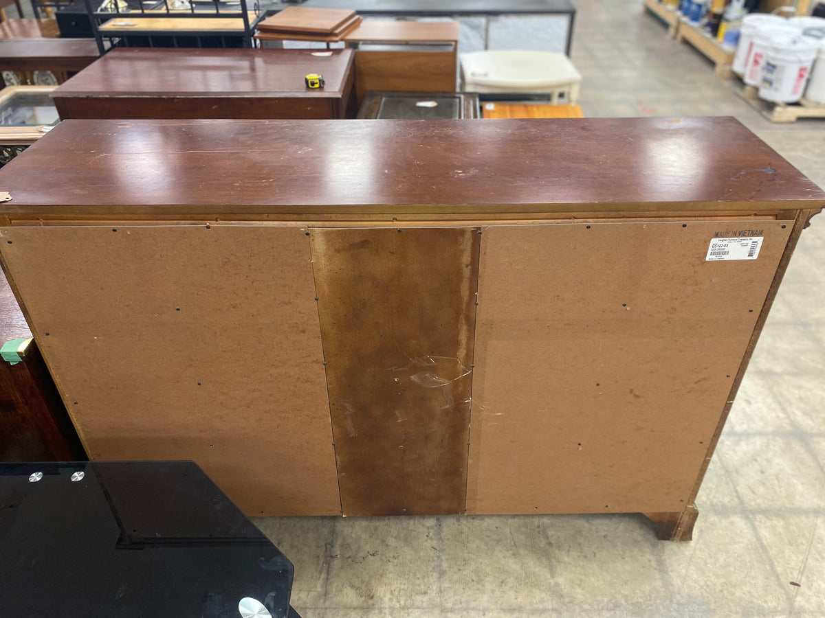 Mahogany Brown 9 Drawer Dresser