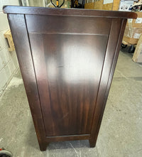 Dark Wooden Sideboard Bar with Bottle Storage