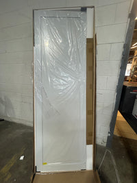 Two Single panel Sliding Door in White