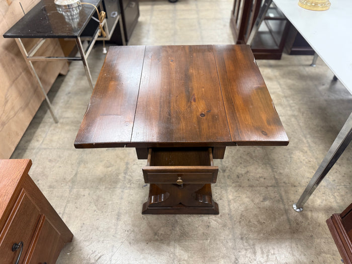 Small Dark Brown Foldable Table