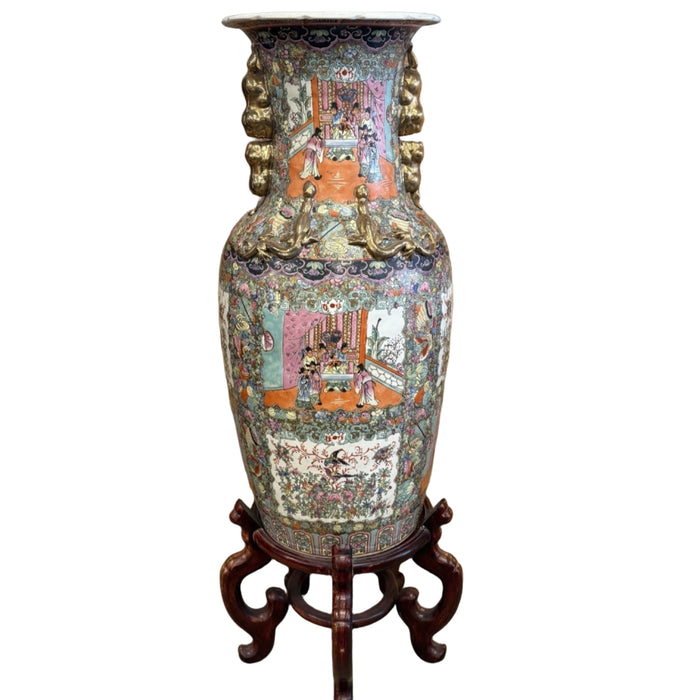 19-Inch Chinese Floor Vase