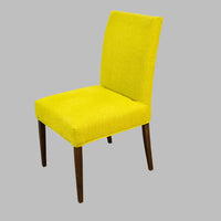 Chloe 19.5-Inch W Forest Green Fabric Lounge Chair with Tapered Legs