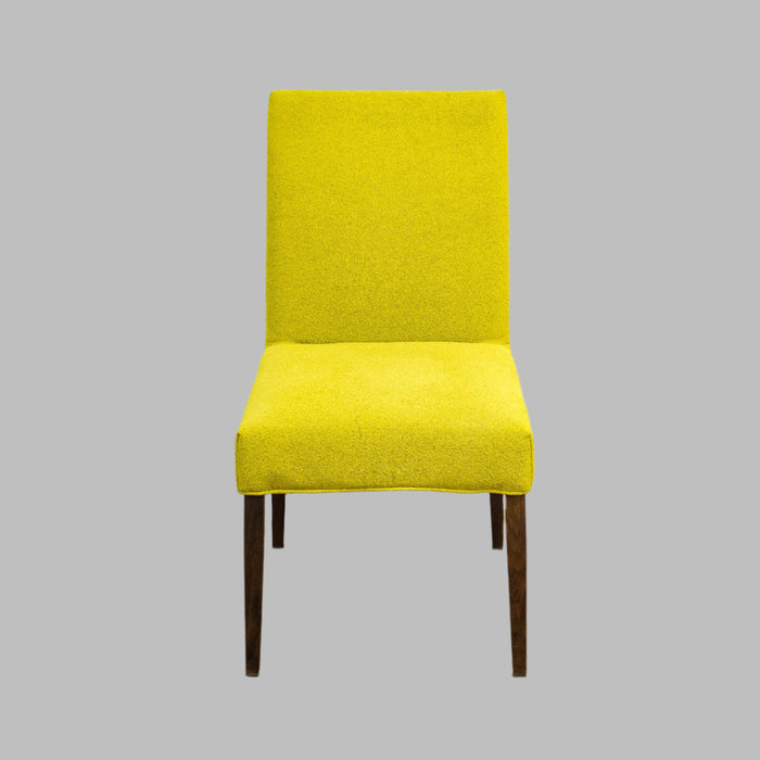 Chloe 19.5-Inch W Forest Green Fabric Lounge Chair with Tapered Legs