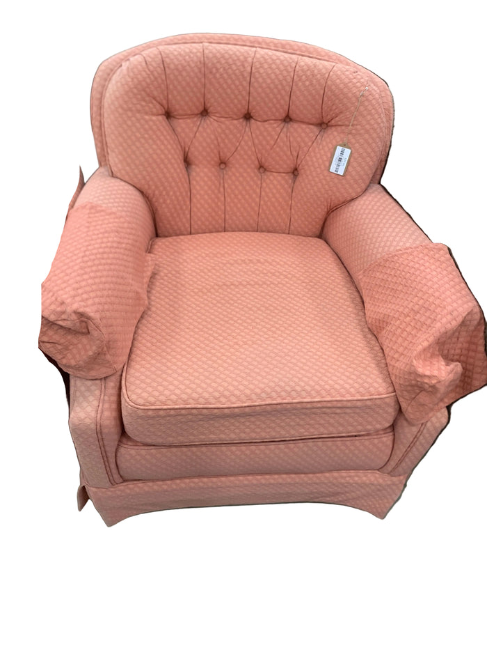 Salmon Pink Armchair
