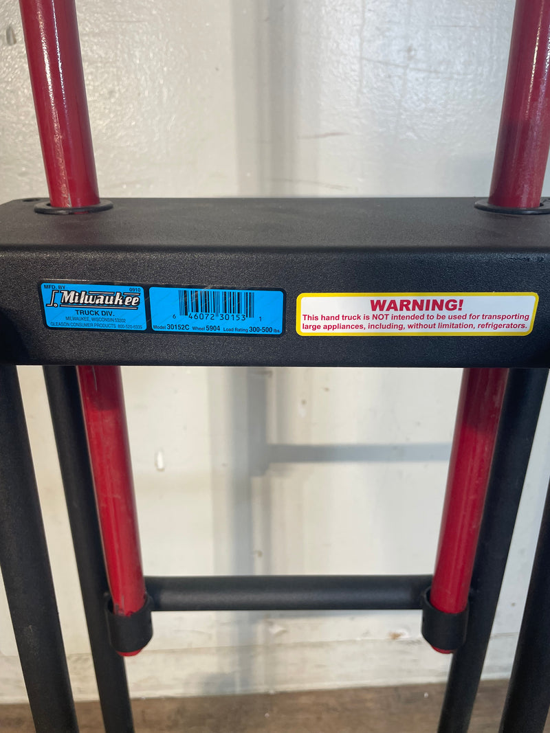 Milwaukee 300/500 lb Jr Convertible Hand Truck