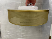 Brass Mesh Semiflush Ceiling Lamp