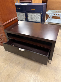 Modern Reddish Brown Storage End Table
