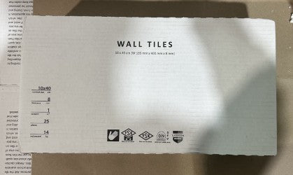 4" x 16" Tile ( 10.10 sq ft) 25/box