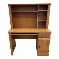 Sauder Orchard Hills Computer Desk with Hutch
