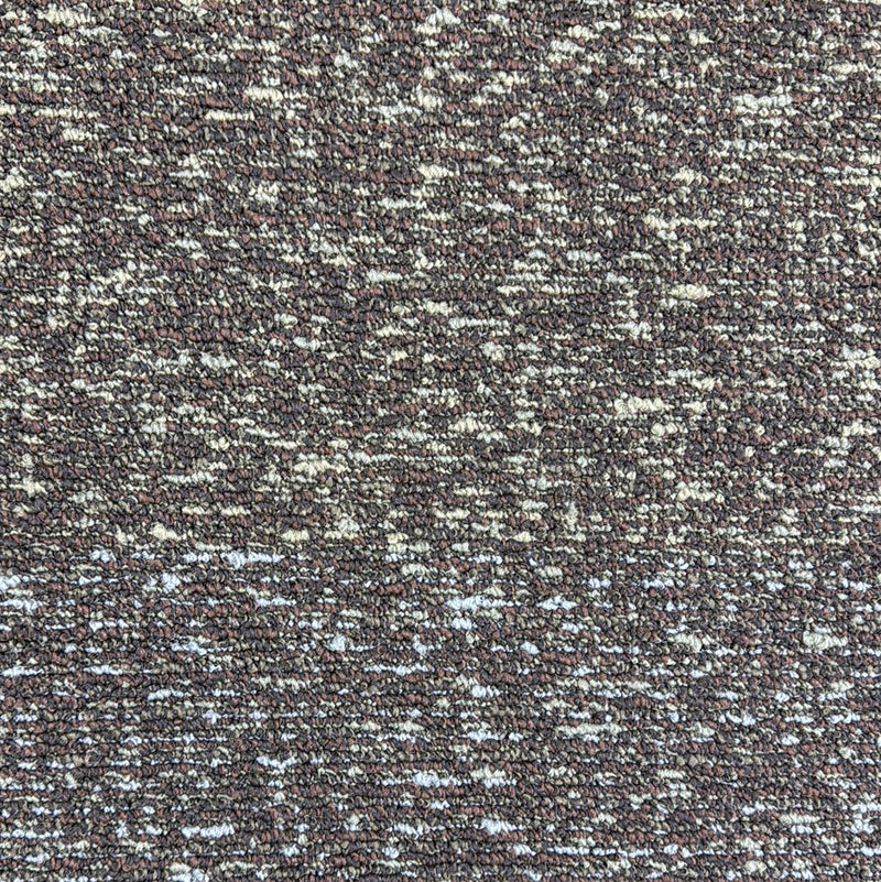 Carpet Tile - Mottled Brown -  400 Sq. Ft. Lot