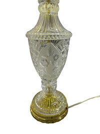 Vintage Hollywood Regency Crystal Table Lamp