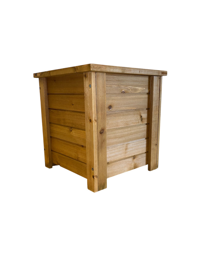 Rustic Cedar Tone Outdoor Planter Box