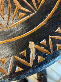 Aztec Wood Sidetable