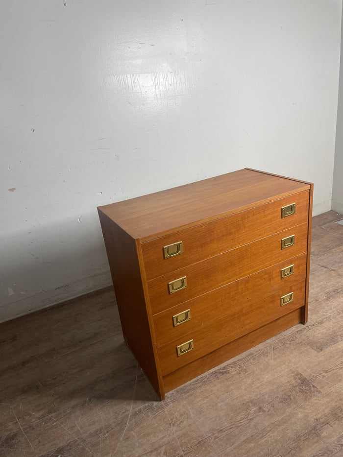 4-Drawer Veneer Chest