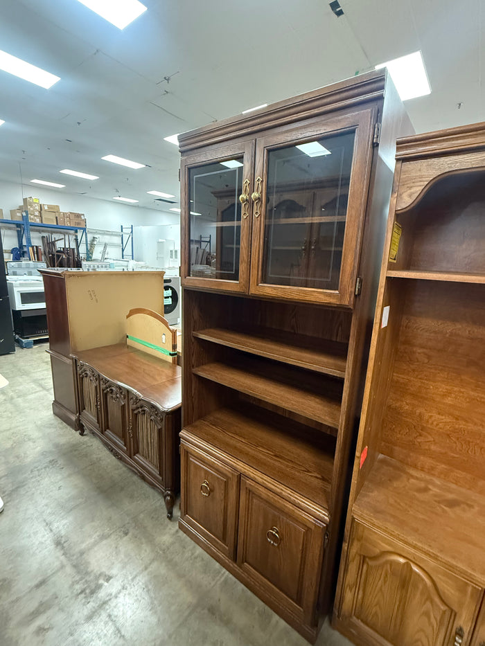 Dark Brown Wooden Shelving Unit