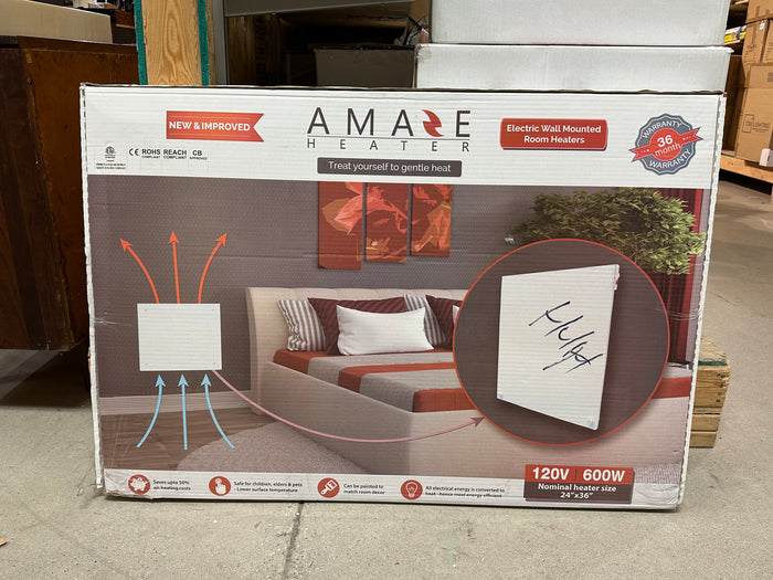 Amaze Heater 600 watt Ceramic Electric Wall Mounted Room Heater