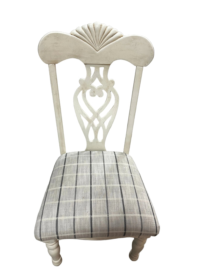 Dining table and six chairs