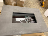 38" Built-In Ambiance Fireplace - Grey Limestone