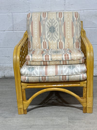 Rattan Bamboo Arm Chair