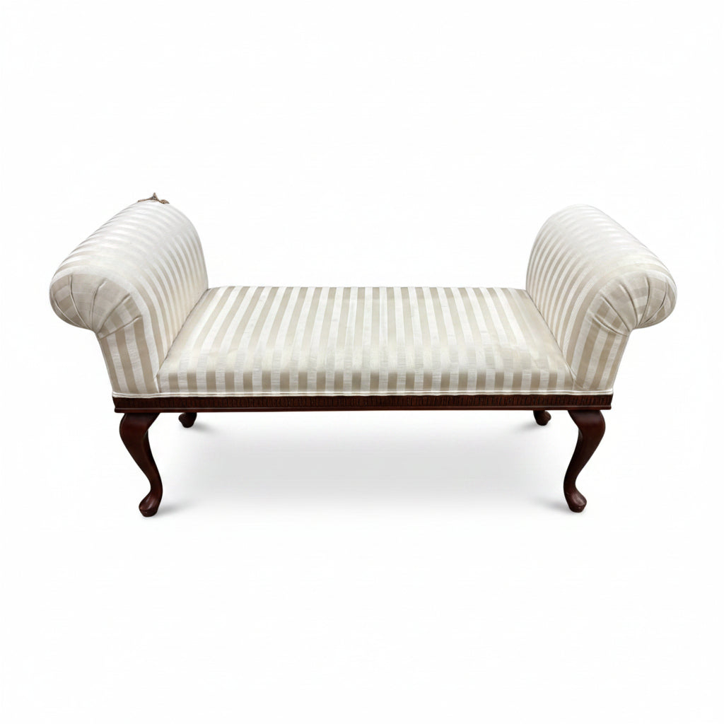 Vintage Queen Anne Style Bench