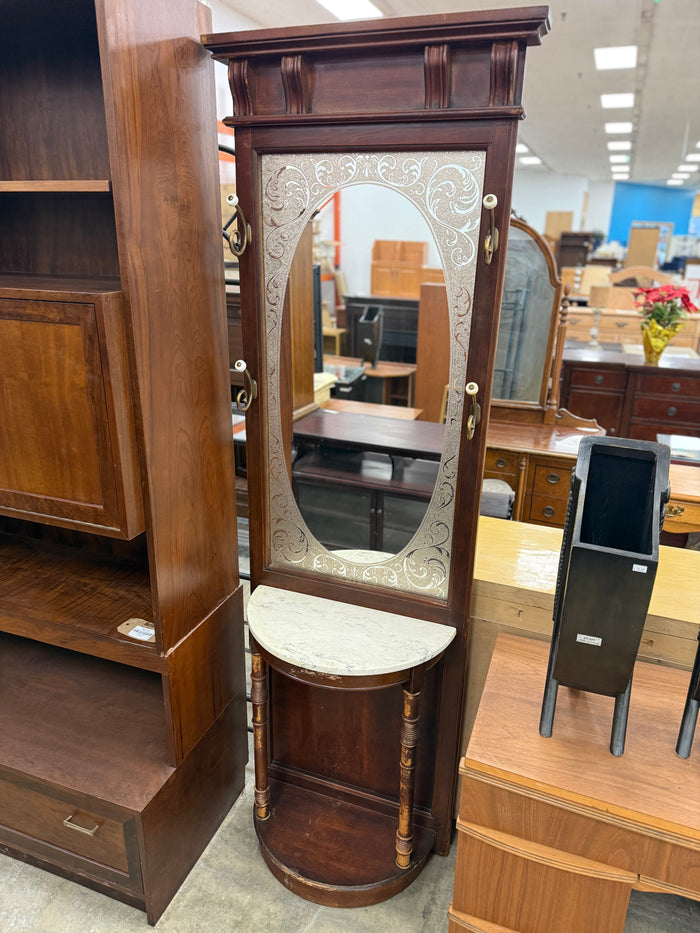 Vintage Inspired Vertical Hall Tree Stand