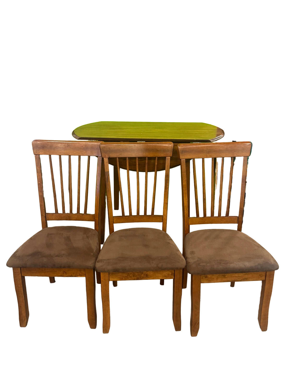 Rustic Brown Wooden Dining Set