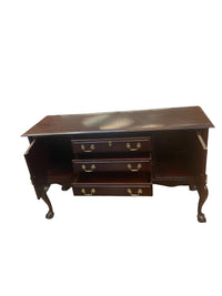 Solid Wood 3-Drawer Sideboard