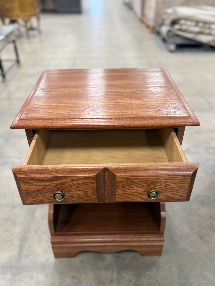 Small Light Brown Nightstand