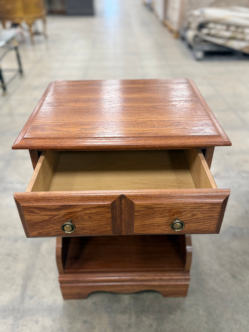 Small Light Brown Nightstand