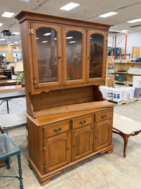 Light Brown Maple Hutch