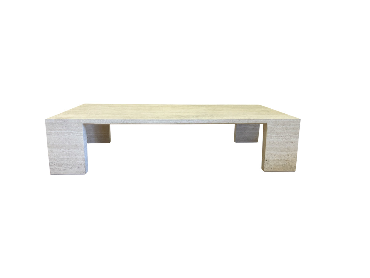 Modern Travertine Coffee Table