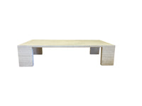 Modern Travertine Coffee Table