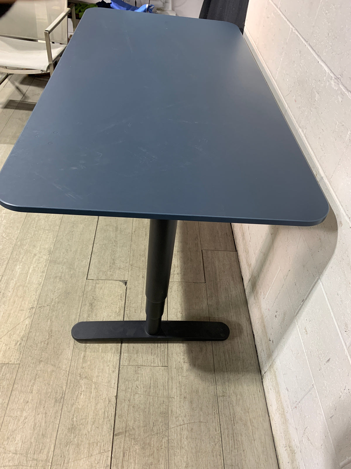 Ikea Bekant Navy  Blue Desk