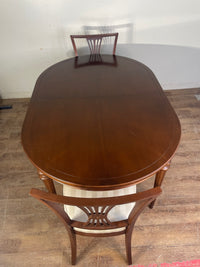 Solid Wood Dining Table with 2 Chairs
