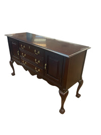 Solid Wood 3-Drawer Sideboard