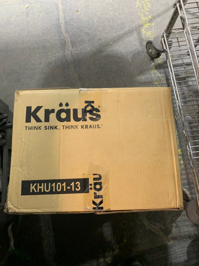 Kraus Standart PRO 13" Undermount 16 Gauge Stainless Steel Single Bowl Bar Prep Kitchen Sink