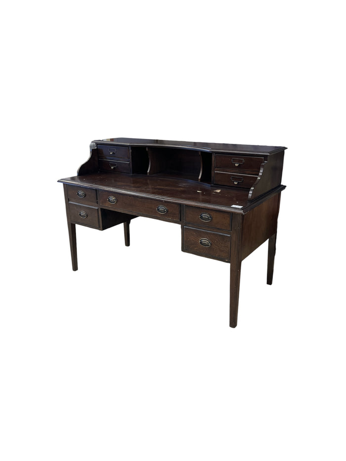 Vintage Dark Brown Writing Desk