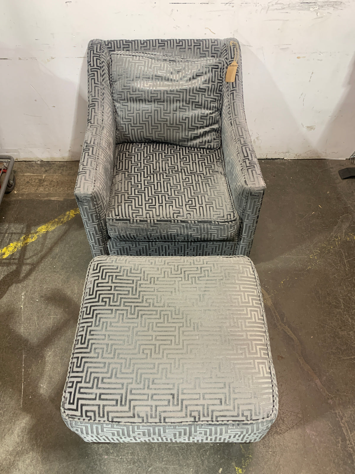 2-Pc Set Geo Club Chair