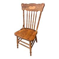 The Spring Meadow Pressback Oval Emblem Dining Chair